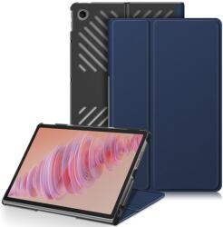  LEATHER Capac cu balamale pentru Lenovo Tab Plus 11, 5 albastru