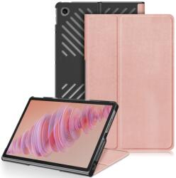  LEATHER Capac cu balamale pentru Lenovo Tab Plus 11, 5 roz