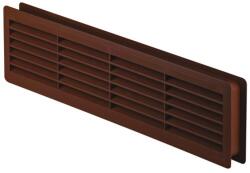 VENTS Műanyag Ajtórács Dupla Csomagolással 453x91 Barna (mv 430/2 Brown)