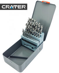 CRATER Fémcsigafúró Klt. 1-13mm 25r. Hss-g D338 Crater Köszörült