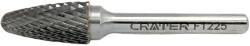 CRATER Turbómaró Kem. Fém Csúcsos F-Tip12X25X6mm Bliszteres Kerek Orrú (322N191-12)