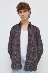 PS Paul Smith pamut ing férfi, galléros, fekete, regular - fekete L