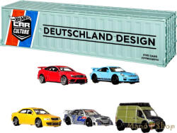 Mattel - Car Culture Mix 2: Deutschland Design - 5 db-os készlet (HFF41)