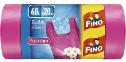 FINO Saci menajeri cu manere 40 L mov Fino HD 20 bucati/rola (FINSACIMHD40LM)