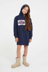 Guess gyerek pamutruha sötétkék, mini, egyenes - sötétkék 147-157