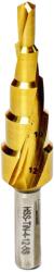 Norton Lépcsős fúró Ø4-12 mm 5 lépcső HSSM2 TIN (CT540028)