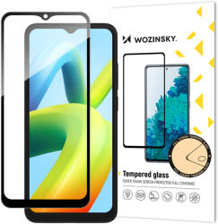 Wozinsky edzett védőüveg a Xiaomi Redmi A1/Redmi A2 telefonhoz - Fekete