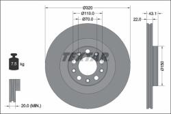 TEXTAR Disc frana TEXTAR 92337803 - centralcar