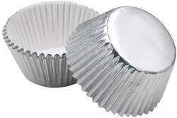  Muffin papír, ezüst szín - 50 db