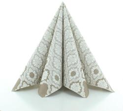 Sovie HoReCa Mank textilhatású szalvéta 40x40 cm 50 lap/csomag Mandy mogyoró