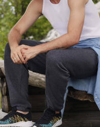 Fruit of the Loom Uniszex Nadrág Normál Fruit of the Loom Jog Pant with elasticated cuffs - M, Fekete