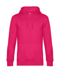 B&C Collection Uniszex kapucnis hosszú ujjú pulóver B and C KING Hooded M, Magenta rózsaszín