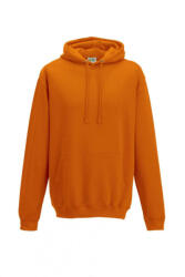 Just Hoods Uniszex kapucnis pulóver Just Hoods AWJH001 College Hoodie -XS, Orange Crush