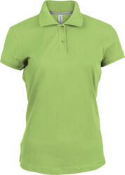 Kariban Női galléros póló Kariban KA242 Ladies' Short-Sleeved polo Shirt -S, Lime