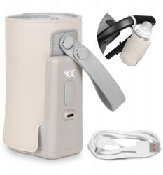 Lionelo Incalzitor biberoane Lionelo ThermUp Go Plus portabil bej Incalzitor biberon