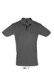 SOL'S Férfi galléros póló SOL'S SO11346 Sol'S perfect Men - polo Shirt -3XL, Dark Grey