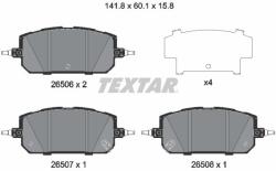 TEXTAR fékbetétkészlet, tárcsafék TEXTAR 2650601 (2650601)