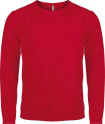 Proact Férfi póló Proact PA443 Men'S Long-Sleeved Sports T-Shirt -L, Red