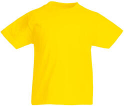 Fruit of the Loom Gyerek póló Rövid ujjú Fruit of the Loom Original T Kids - 164 (14-15), Sárga