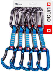 Ocún Set bucle echipate OCÚN Falcon QD PA 16mm 10cm 5-Pack blue