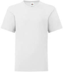 Fruit of the Loom Csomag akciós póló (minimum 5 db) Gyerek rövid ujjú póló Fruit of the Loom Kids' Iconic 150 T -116 (5-6), Fehér