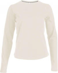 Kariban Női póló Kariban KA383 Hosszú Ujjú Környakú póló -2XL, Light Sand
