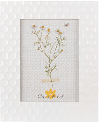 Clayre & Eef Rama foto de masa polirasina alba 19x1x24 cm, 13x18 cm (2F1014)