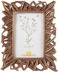 Clayre & Eef Rama foto de masa, perete polirasina aurie 18x2x21 cm, 10x15 cm (2F1024)