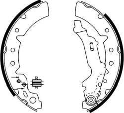 KAVO PARTS Set saboti frana KAVO PARTS KBS-9931