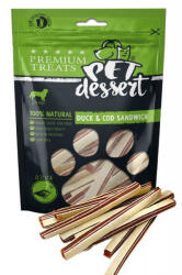 Pet's Dessert Recompense PET'S DESSERT DUCK & COD SANDWICH 80g