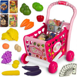 RicoKids Cos de cumparaturi cu accesorii incluse Ricokids - Roz (EDI773401) Bucatarie copii