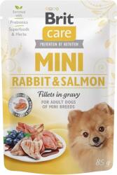 Brit Mini Rabbit&Salmon fillets in gravy 24x85g