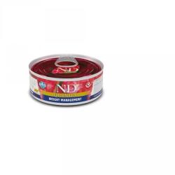 N&D Quinoa Cat konzerv weight management 12x80g