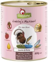 GranataPet Liebling´s Mahlzeit lazac és pulyka konzerv 6x800g