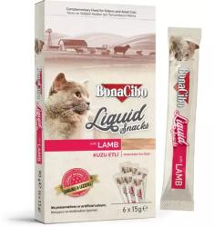 BONACIBO SNACKS for CATS LIQUID SNACKS - LAMB 90g 6x15g