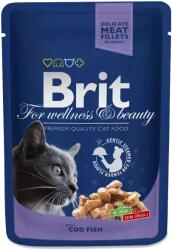  Brit Premium Cat Pouches With Cod Fish 24x100G