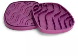West Paw Feast Mat 2in1 Slow Feeder és Lick Mat Kutyáknak - Waves - Tropic Red