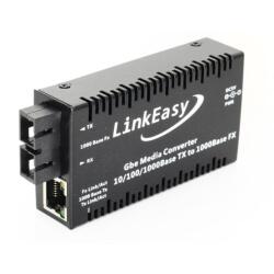 LINKEASY Mini gigabit ethernet media converter, SC, MM 1310nm, 2km MMC-GE-MMX-SC (MMC-GE-MMX-SC)