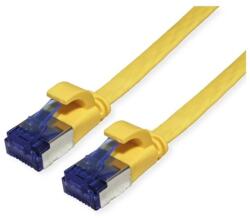 Valueline Cablu FTP CAT6a cu design plat 0, 5m, galben 21.99. 2130-40 (21.99.2130-40)