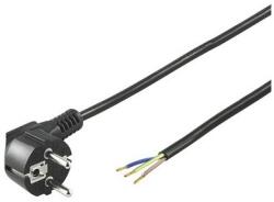 PremiumCord Cablu de alimentare Cablu de rețea, Schuko - capătul nemontat, cu 3 fire, 230V, 16A, negru (KPSFT2B)