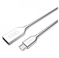GND Micusb1m3 Cablu Micro Usb 1m Oțel Argintiu (micusb1m3)