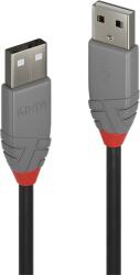 Lindy Cablu USB 2.0 A - A, M/M 2m, negru 36693 (36693)