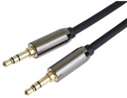 PremiumCord Cablu audio PREMIUMCORD, ecranat, HQ, mufă de 3, 5 mm - mufă de 3, 5 mm, M/M, 1, 5m KJQMM015 (KJQMM015)