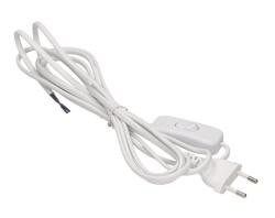 ANCO 321333 H03VV H2-F 2, 5A 250V 2X0, 75mm2 2m fir alb cu comutator intercord (321333)