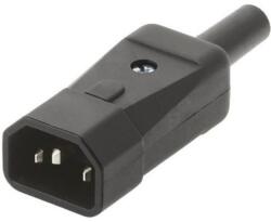 Bachmann C14 conector fișă negru montabil 10A pentru neîntreruptibil 19.07. 1294 (19.07.1294)