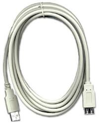  OEM USB 2.0 A - USB 2.0 A M/F cablu de date M/F prelungire 3m gri XUSBKAB2AAE3 (XUSBKAB2AAE3)