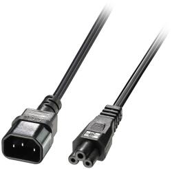 Lindy Cablu de alimentare C14 - C5, 1m, negru 30340 (30340)
