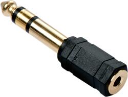 Lindy Jack Audio Converter 1x mufă Jack, 6, 35 mm - 1x mufă Jack, 3, 5 mm Negru 35620 (35620)
