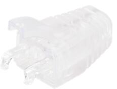 NIKOMAX Anti-break RJ45, 5, 5 mm, CAT5e pentru cablu UTP/STP pachet de 100 bucăți NMC-RJBOOT55B-TR-100 (NMC-RJBOOT55B-TR-100)