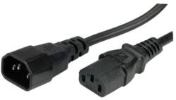 Valueline Cablu de alimentare, C13-C14, 0, 5 m, negru 19.99. 1505-20 (19.99.1505-20)